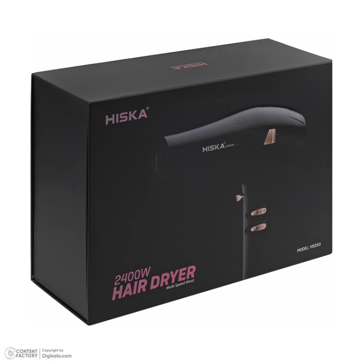 سشوار حرفهای 2400 وات هیسکا مدل H5253