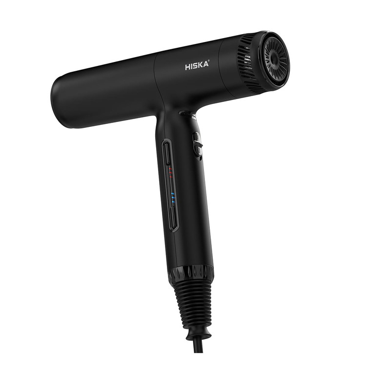 سشوار حرفهای BLDC هیسکا مدل H5258 با رنگ مشکی لوکس